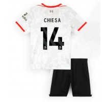 Liverpool Federico Chiesa #14 Koszulka Trzecia dzieci 2024-25 Krótki Rękaw (+ krótkie spodenki)